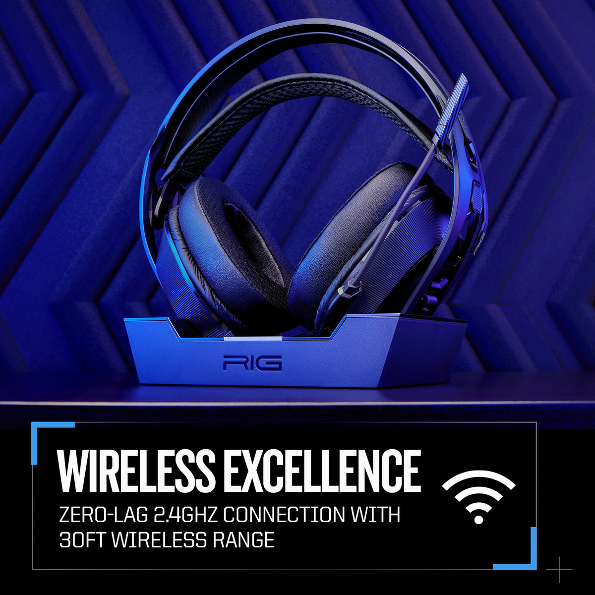 Wirless Rig RIG 800 PRO HS Wireless Headset for PlayStation PS5, PS4, PC - Include ...
